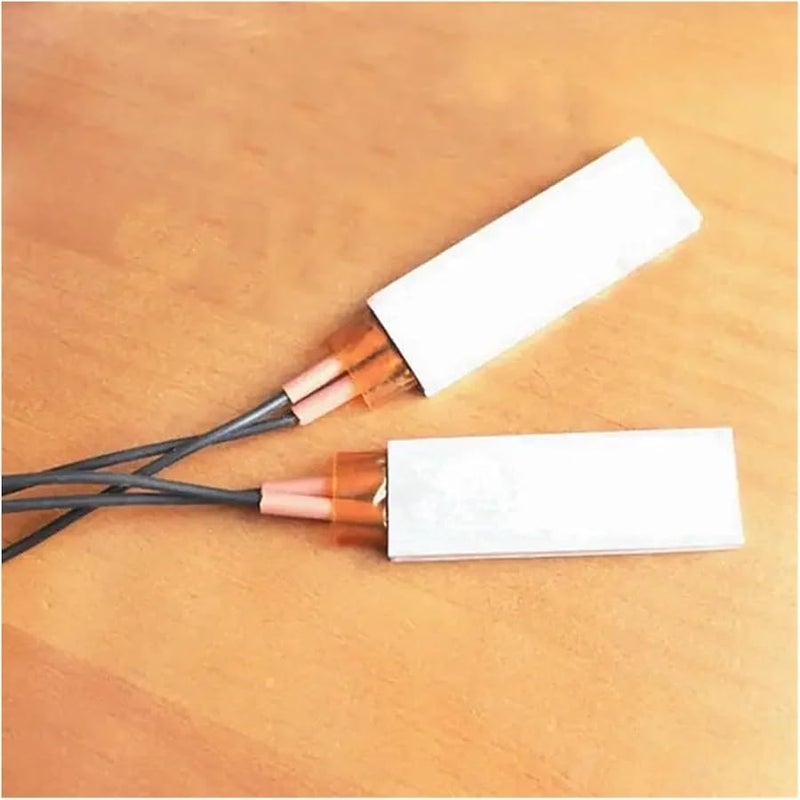 2PCS Ceramic Aluminum Insulated PTC Heater Thermostat 60x21x5mm 80C 24V